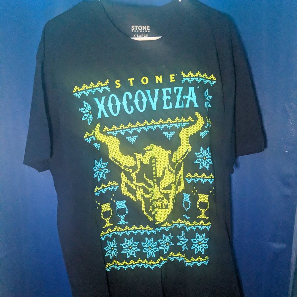 Stone Brewing "Xocoveza" Promotional T-Shirt Black XLarge